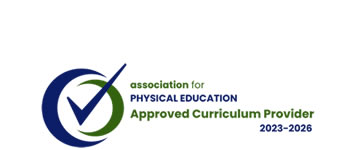 Association for Physical Education approved curriculum provider 2023-2026 Professional Development Board for Physical Education